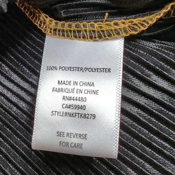 Love Fire Girls Large Gold Ruffle Sleeve Blouse, NEW - Picture 8 of 9